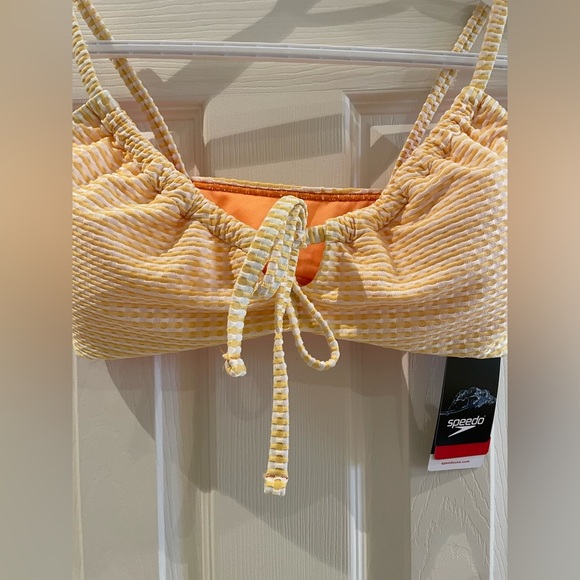 Yellow Speedo bikini top - Picture 2 of 9